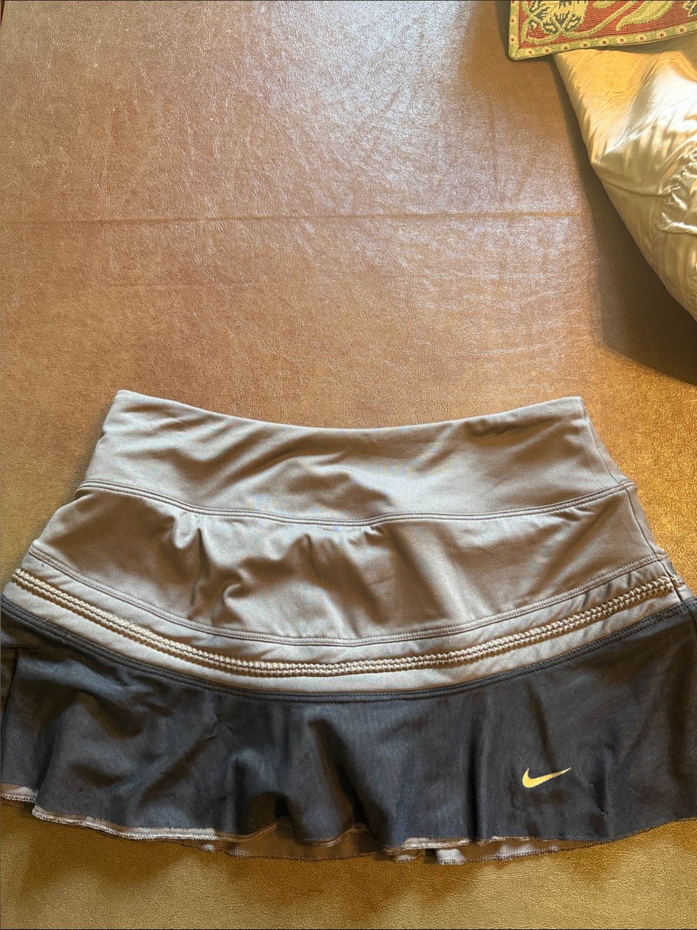 Nike Women’s Brown and Black Athletic Tennis Skort